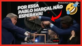 Pablo Marçal é Agredido Com Cadeirada Por Datena Durante o Debate na TV Cultura pablomarçal [upl. by Odeen480]