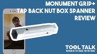 Monument Tap Back Nut Box Spanner Review By DCB Plumbing amp Heating [upl. by Aicirtal]