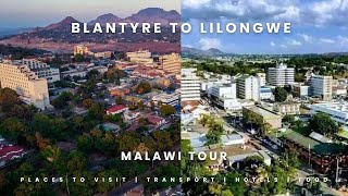 Malawi Cities Tour  Blantyre to Lilongwe  The way from Blantyre to Lilongwe via Zalewa and Dedza [upl. by Teena]