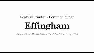 Effingham  Psalm tune  Harmony breakdown [upl. by Notserc930]