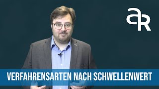 Verfahrensarten nach Schwellenwert  Vergaberechtslexikon [upl. by Assilana]