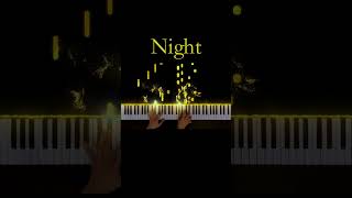 Ludovico Einaudi  Night PIANO COVER shorts short [upl. by Georglana]