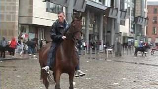 Smithfield Dublin Horse Market quotSmithfield Horse Fairquot [upl. by Aleehs]