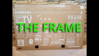 New 2017 Samsung quotThe Framequot TV Unboxing [upl. by Oemor]