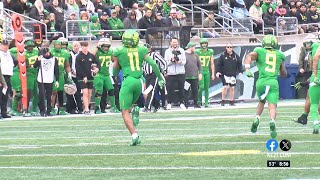 Defense reflects after UO football spring game [upl. by Quartas270]