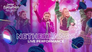 Luna  La Festa  LIVE  Netherlands 🇳🇱 Junior Eurovision 2022 [upl. by Natsirk]