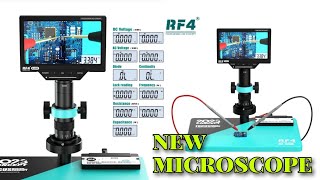 RF4 RF50M Microscope Builtin HD Camera 1080p LCD Display Details Provides Multimeter Functi [upl. by Deni]