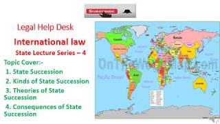 Succession of States State Succession Kinds of State Succssion Theories of State Succession [upl. by Nylrats73]