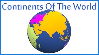 Seven Continents Of The World Map  Learning And Education  Teddy amp Timmy Poems For Kids amp Children [upl. by Eidnahs]