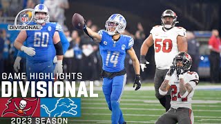 Tampa Bay Buccaneers vs Detroit Lions Game Highlights  NFL 2023 Divisional Round [upl. by Rochkind246]