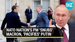 Slovakias PM Assures Putin Rejects Macrons Send NATO Troops To Ukraine Idea  Watch [upl. by Polky]