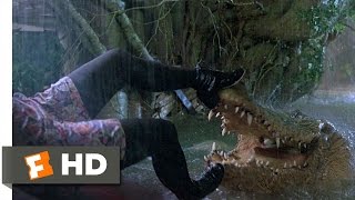 Jumanji 58 Movie CLIP  Crocodile Attack 1995 HD [upl. by Anum]