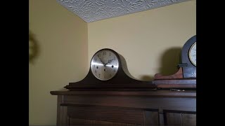 For Sale 1971 Elgin Westminster Chime Tambour Mantel Clock [upl. by Annecorinne812]