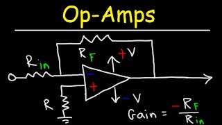 Operational Amplifiers  Inverting amp Non Inverting OpAmps [upl. by Hayimas]