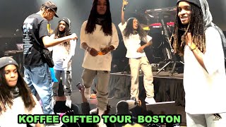 Koffee LIVE Gifted Tour 2022 Full Show VIP Access Boston MA [upl. by Millda307]