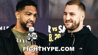 quotPOINT TO PROVEquot DOMINIC BREAZEALE VS OTTO WALLIN FINAL PRESS CONFERENCE amp FACE OFF [upl. by Aneet]