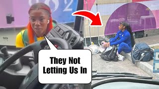 This Is Ridiculous  ShellyAnn FraserPryce amp Shacarri Denied Access To The Warm Up Track [upl. by Ayoras]