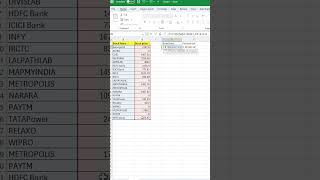 Shorts  how to filter only required data  how to segregate data into two columns [upl. by Vil]