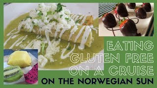 Eating Gluten Free on The Norwegian Sun [upl. by Nilloc597]