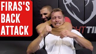 Firas Zahabis Back Attack Sequence IMPORTANT DETAILS [upl. by Crescin27]