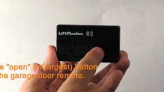 LiftMaster 373LM Garage Door Remote [upl. by Ennaecarg507]