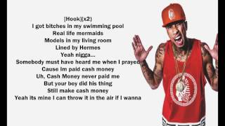 TYGA  CASH MONEY Official Lyrics VIDEO  2016 new song [upl. by Kuth817]