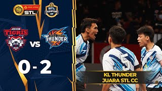 Johor Tigris 0  2 KL Thunder  Final  Champions Cup  Emas Anuar STL 202122 [upl. by Dranek47]