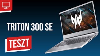 Acer Predator Triton 300 SE teszt  a legelegánsabb gamer 💻 PC World [upl. by Thebazile975]