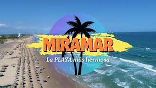 🏖 Ven y conoce MIRAMAR la PLAYA MAS HERMOSA 🏝  Im Goderek 🇲🇽 [upl. by Iruyas760]