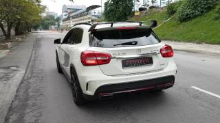 Mercedes GLA45 IPE Catback With Weistec Downpipe [upl. by Straus]