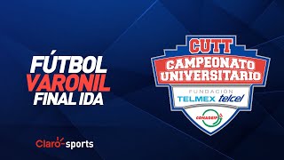 CUTT UP Aguascalientes vs Tec de Monterrey en vivo  Fútbol varonil  Final ida [upl. by Selmore]