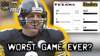 The Worst Game in NFL History Steelers vs Texans 2002  5 Star Rewind [upl. by Jenne]