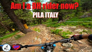 Am I a DH rider now Pila Italy [upl. by Nilcaj274]