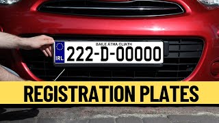 Irish Car Registration Plates  Stylish Road Legal Reg Plates [upl. by Yht582]