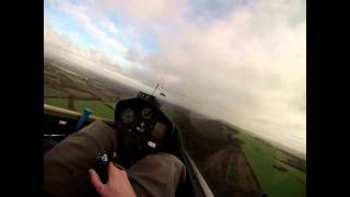 Southdowns Gliding Club Home Ridge flight on a very busy day [upl. by Haridan]