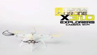 ULTRADRONE X310 EXPLORERS CAMERA WIFI TUTORIAL  en 2016 [upl. by Yokum641]