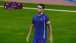 BOURNEMOUTH VS ASTON VILLA FC PES 2021 GAMEPLAY [upl. by Ainud]