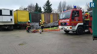 Brand in HochdorfAssenheim unter Kontrolle [upl. by Weaks]