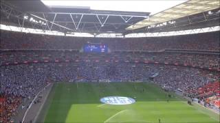 Sheffield Wednesday fans in fine voice at the playoff finals Wembley [upl. by Kronfeld]