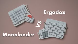 Moonlander vs Ergodox  Split Keyboard Comparison [upl. by Eidnil]