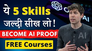 5 Indemand Skills with FREE Courses to Survive and Thrive in the AI Era [upl. by Haig]