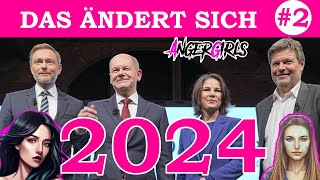 ÄNDERUNGEN in 2024 Förderung für EAutos Elterngeld Führerschein LKWMaut  Teil 2 [upl. by Ahsiret654]