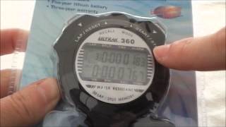 Ultrak 360 Stopwatch [upl. by Jacquenette]