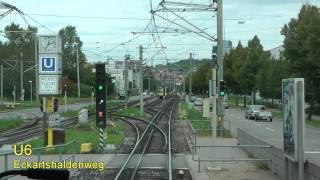 Stadtbahn Stuttgart linia U6 [upl. by Doubler616]