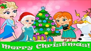 Frozen Sisters Elsa And Anna Christmas Slacking  Frozen Sisters Christmas Games [upl. by Pazia]