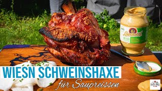 Wiesn Schweinshaxe  Oktoberfest Rezept vom Saupreiß  Sous Vide  für Saupreissen  DADs BBQ [upl. by Atiuqel]