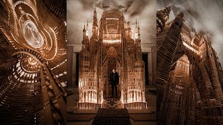 I build a CATHEDRAL with 60000 KAPLA planks no glue [upl. by Vaientina]