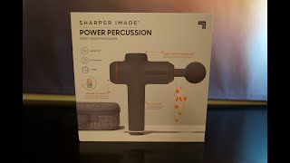 Sharper Image Power Percussion Deep Tissue Massager [upl. by Ojoj672]