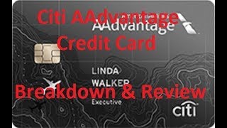 Citi AAdvantage Executive World Elite Mastercard Review [upl. by Aerdied]