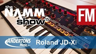 NAMM 2015  Roland JDXi Synthesizer [upl. by Kwapong400]